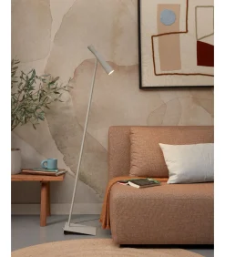 Outlet Vloerlamp Bordeaux - Grijs - 22x36x145.5cm Vloerlampen