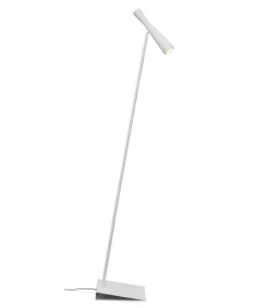 Clearance Vloerlamp Bordeaux - Wit - 22x36x145.5cm Vloerlampen