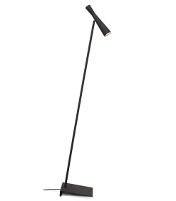 Vloerlamp Bordeaux - Zwart - 22x36x145.5cm Vloerlampen