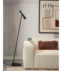 Vloerlamp Bordeaux - Zwart - 22x36x145.5cm Vloerlampen