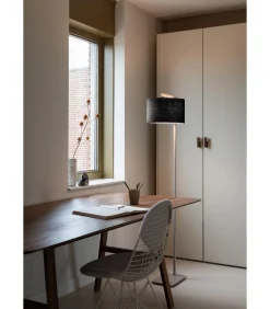 Best Vloerlamp Boston - Bruin - 30x32x160cm Vloerlampen