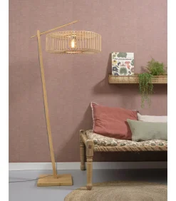 Vloerlamp Bromo - Bamboe - 68x40x176cm Vloerlampen