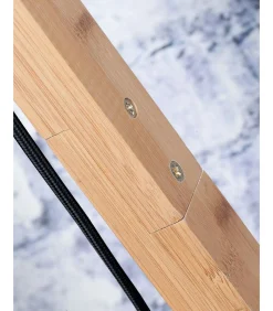 Best Vloerlamp Cango - Bamboe - 62x40x150cm Vloerlampen