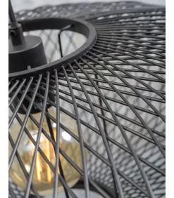 Hot Vloerlamp Cango - Bamboe/Zwart - 175x60x207cm Vloerlampen