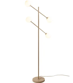 Discount Vloerlamp Copenhagen - Beige - 48x26x170cm Vloerlampen