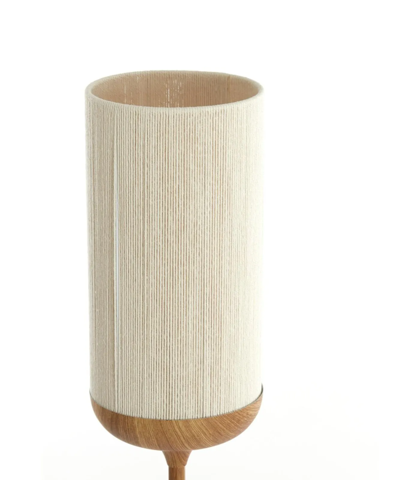 Vloerlamp Dania - Crème/Naturel - Ø23x159cm Vloerlampen