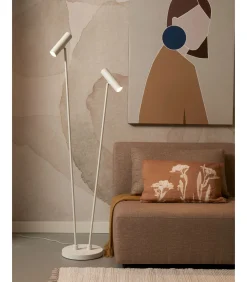 Discount Vloerlamp Havana - Wit - 30x30x162cm Vloerlampen