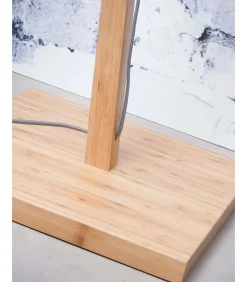 Outlet Vloerlamp Ibiza - Bamboe - 83x65x176cm Vloerlampen