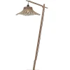 Sale Vloerlamp Ibiza - Bamboe/Zwart - 77x50x150cm Vloerlampen