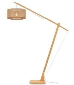 Sale Vloerlamp Iguazu - Bamboe/Jute - 165x50x207cm Vloerlampen