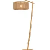 Best Vloerlamp Iguazu - Bamboe/Jute - 73x50x176cm Vloerlampen
