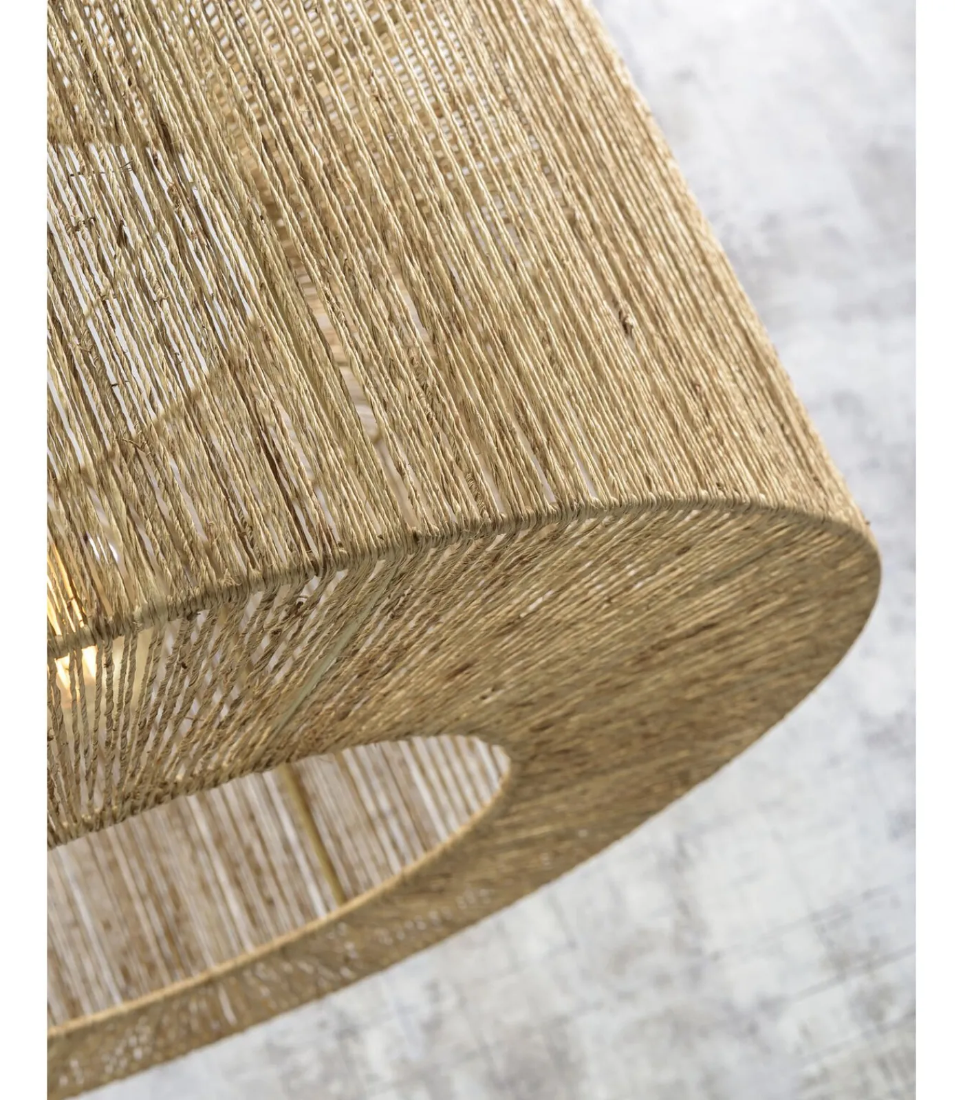 Best Vloerlamp Iguazu - Bamboe/Jute - 175x60x207cm Vloerlampen