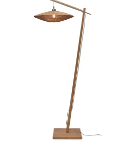 Best Vloerlamp Iguazu - Bamboe/Jute - 78x55x176cm Vloerlampen