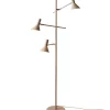 Outlet Vloerlamp Izmir - Bruin - 59x42x171cm Vloerlampen