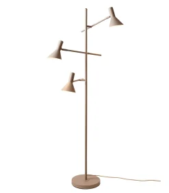 Outlet Vloerlamp Izmir - Bruin - 59x42x171cm Vloerlampen