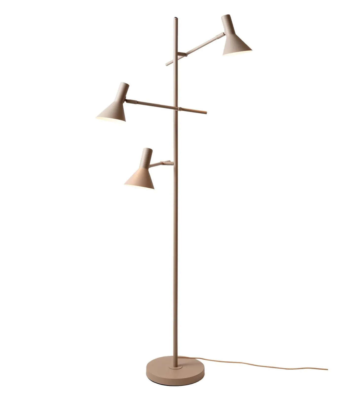 Outlet Vloerlamp Izmir - Bruin - 59x42x171cm Vloerlampen