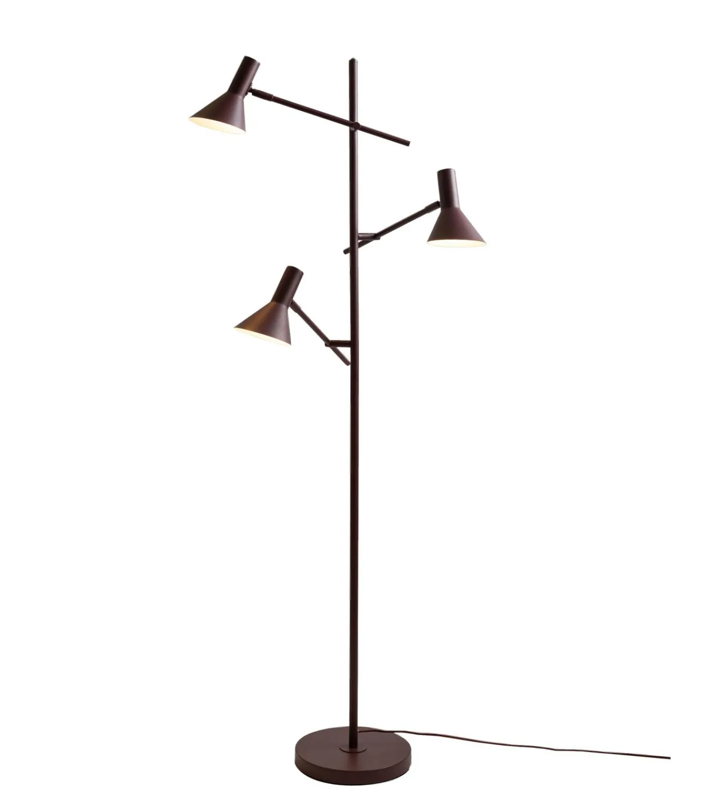 Clearance Vloerlamp Izmir - Rood - 59x42x171cm Vloerlampen