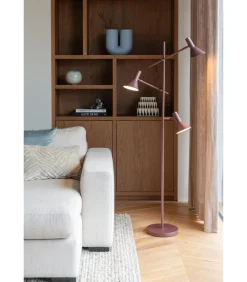 Clearance Vloerlamp Izmir - Rood - 59x42x171cm Vloerlampen