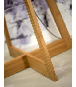 Outlet Vloerlamp Java - Bamboe - 50x50x145cm Vloerlampen