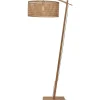 Online Vloerlamp Java - Bamboe - 75x50x176cm Vloerlampen