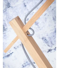 Online Vloerlamp Java - Bamboe - 75x50x176cm Vloerlampen