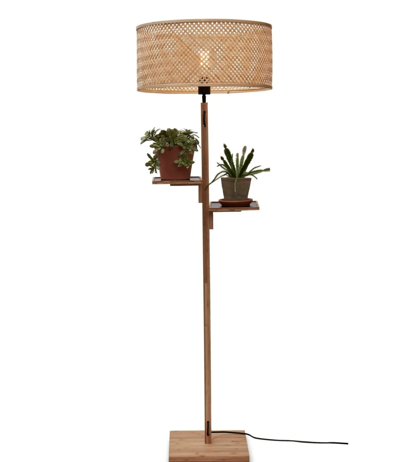 Sale Vloerlamp Java - Bamboe - Ø50x158cm Vloerlampen