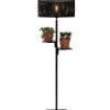 Vloerlamp Java - Bamboe Zwart - Ø50x158cm Vloerlampen