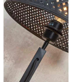 Vloerlamp Java - Bamboe Zwart - Ø50x158cm Vloerlampen