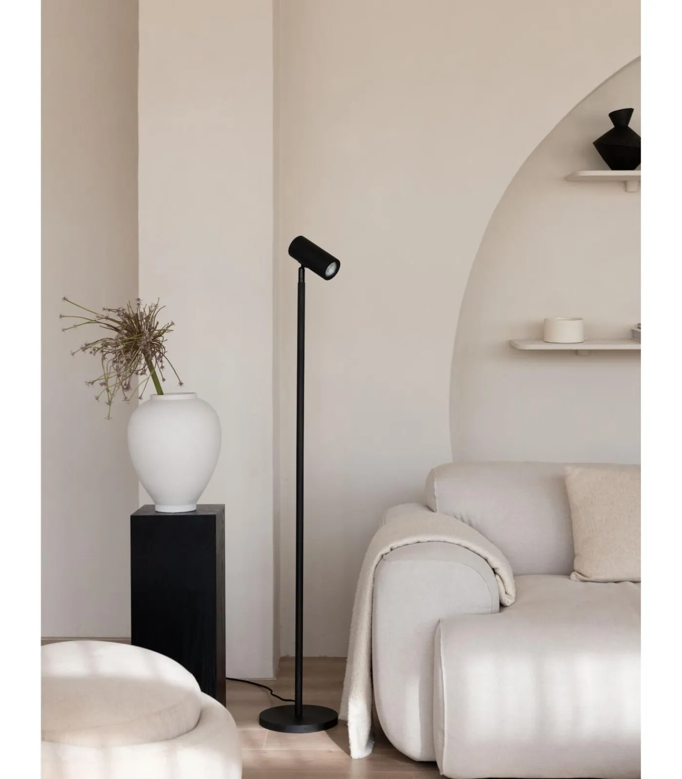 Best Vloerlamp Java - Zwart - Ø23cm Vloerlampen