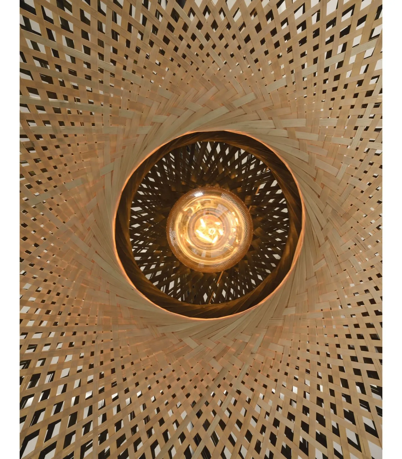 New Vloerlamp Kalimantan - Bamboe - 80x60x176cm Vloerlampen