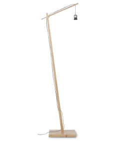 New Vloerlamp Kalimantan - Bamboe - 80x60x176cm Vloerlampen