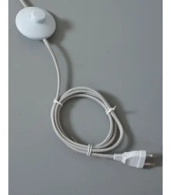 Outlet Vloerlamp Lisbon - Wit - 25x35.5x151cm Vloerlampen