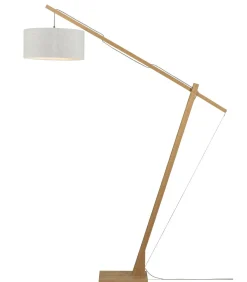 New Vloerlamp Montblanc - Bamboe/Naturel - 175x47x207cm Vloerlampen