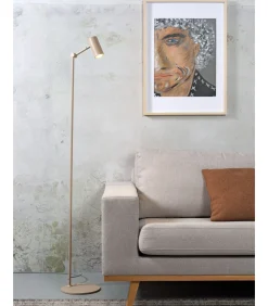 New Vloerlamp Montreux - Zand - 22x22x133cm Vloerlampen