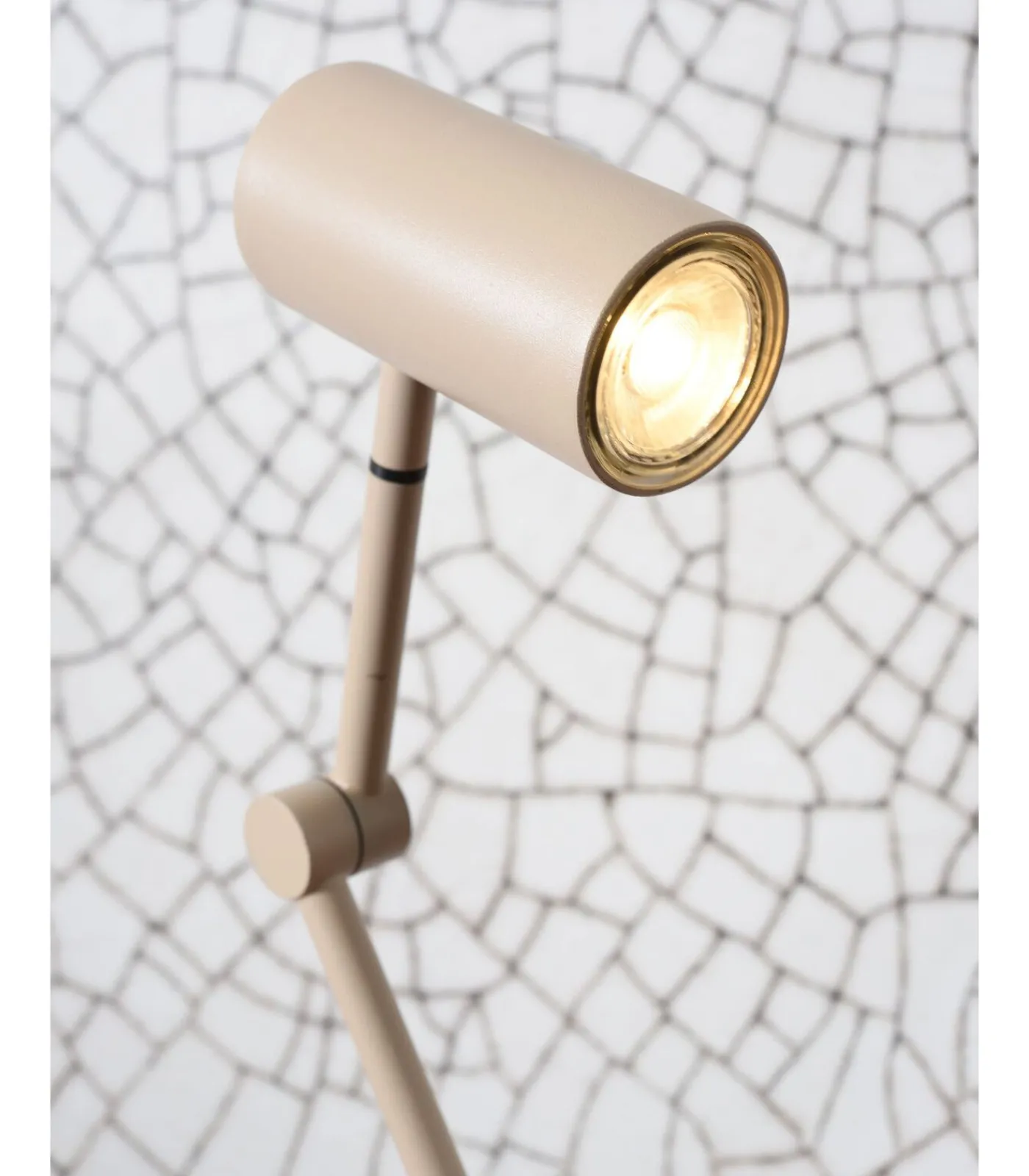 New Vloerlamp Montreux - Zand - 22x22x133cm Vloerlampen