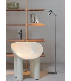 Best Vloerlamp Montreux - Zilver - 22x22x134cm Vloerlampen