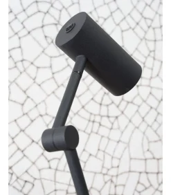 Outlet Vloerlamp Montreux - Zwart - 22x22x133cm Vloerlampen