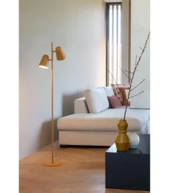 Vloerlamp Salamanca - Geel - 28x28x145cm Vloerlampen