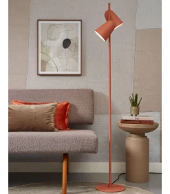 Discount Vloerlamp Salamanca - Terra - 28x28x145cm - 2L Vloerlampen