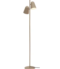 Vloerlamp Salamanca - Zand - 28x28x145cm - 2L Vloerlampen