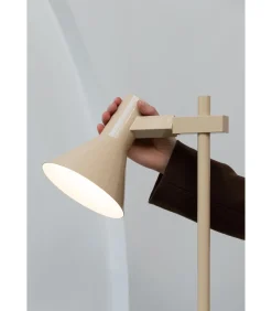 Clearance Vloerlamp Stavanger - Beige - 37x25x146cm Vloerlampen