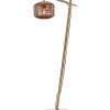 Outlet Vloerlamp Tanami - Bamboe/Rotan - 55x30x150cm Vloerlampen