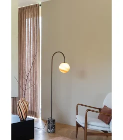 Online Vloerlamp Tivoli - Bruin - 20x42x163cm Vloerlampen
