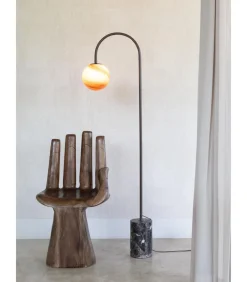 Online Vloerlamp Tivoli - Bruin - 20x42x163cm Vloerlampen