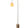 Discount Vloerlamp Tivoli - Bruin - 20x42x163cm Vloerlampen