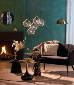 Outlet Vloerlamp Waved - Goud - Ø40cm Vloerlampen