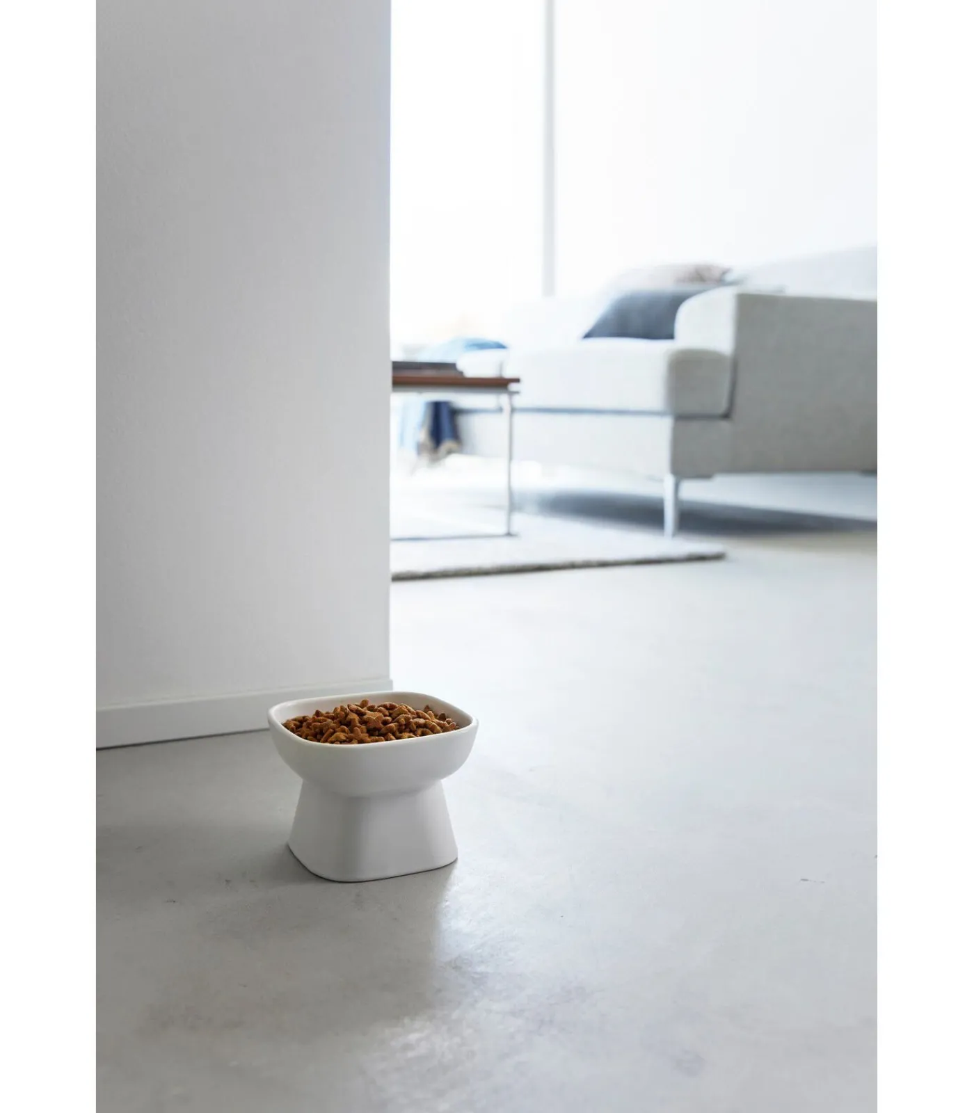 Sale Voerbak Kat / Hond - Keramisch - Tower - Wit Decoratie