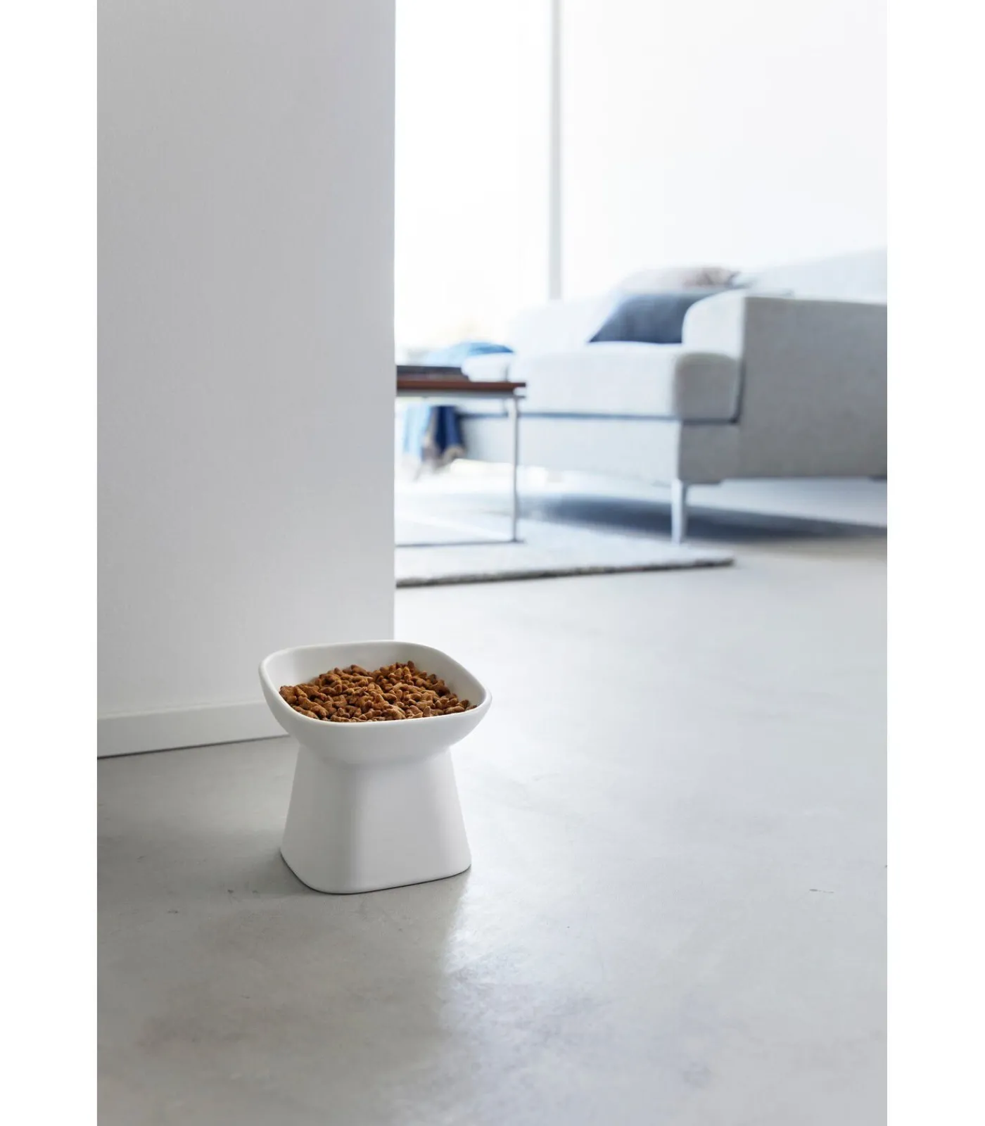 Sale Voerbak Kat / Hond - Schuin - Keramisch - Tower - Wit Decoratie