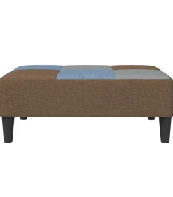 New Voetenbank patchwork 77x55x31 cm stof Stoelen