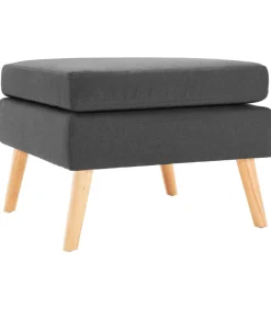 Discount Voetenbank stof donkergrijs Stoelen